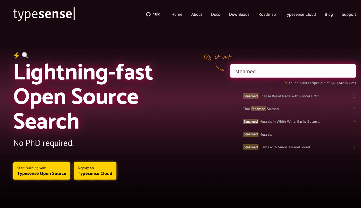 Daily Hack #day103 - Typesense